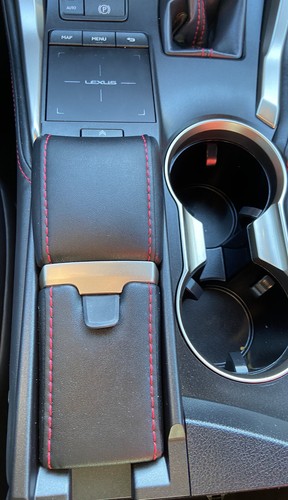 Lexus NX300h NX300F 2018-2020 cubierta de panel central deportivo espejo costura roja fabricante de equipos originales - Imagen 5 de 18