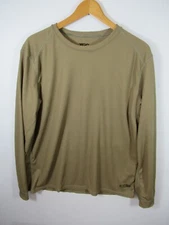 XGO Phase 2 Midweight Performance Thermal Shirt Men Large Tan UPF 25+