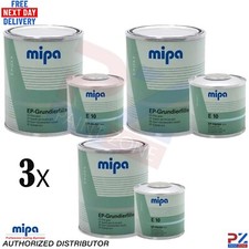 MIPA EP Epoxy Primer 2K Grey 4.5L Kit + E10 Fast Hardener – Auto &Industrial Use