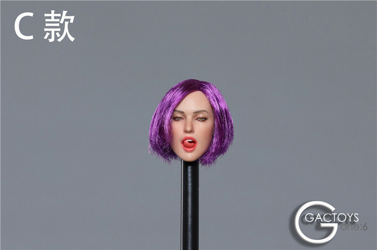 ハンニ 女性 1/6スケール ハンニバルマスクタイプ ホットトイズ 1/6 female head sculpt tongue GC021 C for 12