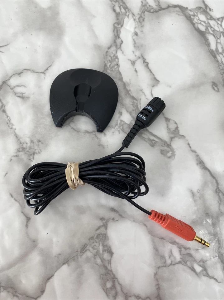 Labtec FlexiMount PC Microphone AM-240 NCAT Voice Access Vintage 1998 w/Mount - Image 2 of 4
