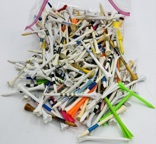 250+ Bag of USED Miscellaneous Golf Tees