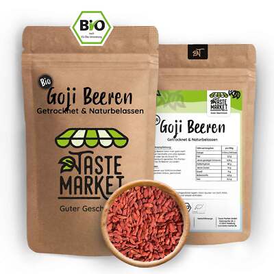 BIO Goji Beeren | getrocknet & naturbelassen | Glücksbeere | Topping