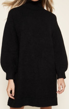Sugar Lip Black Sweater Dress  Size X Small
