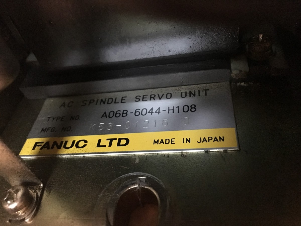Fanuc A06B-6044-H108 -AC Spindle Servo Unit- A20B-0008-0240 Fanuc A06B-6044-H108 -AC Spindle Servo Unit- A20B-0008-0240