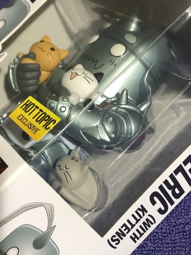 Funko Pop Alphonse Elric with kittens Hot Topic Exclusive NEW RARE VAULTED - Picture 8 of 8