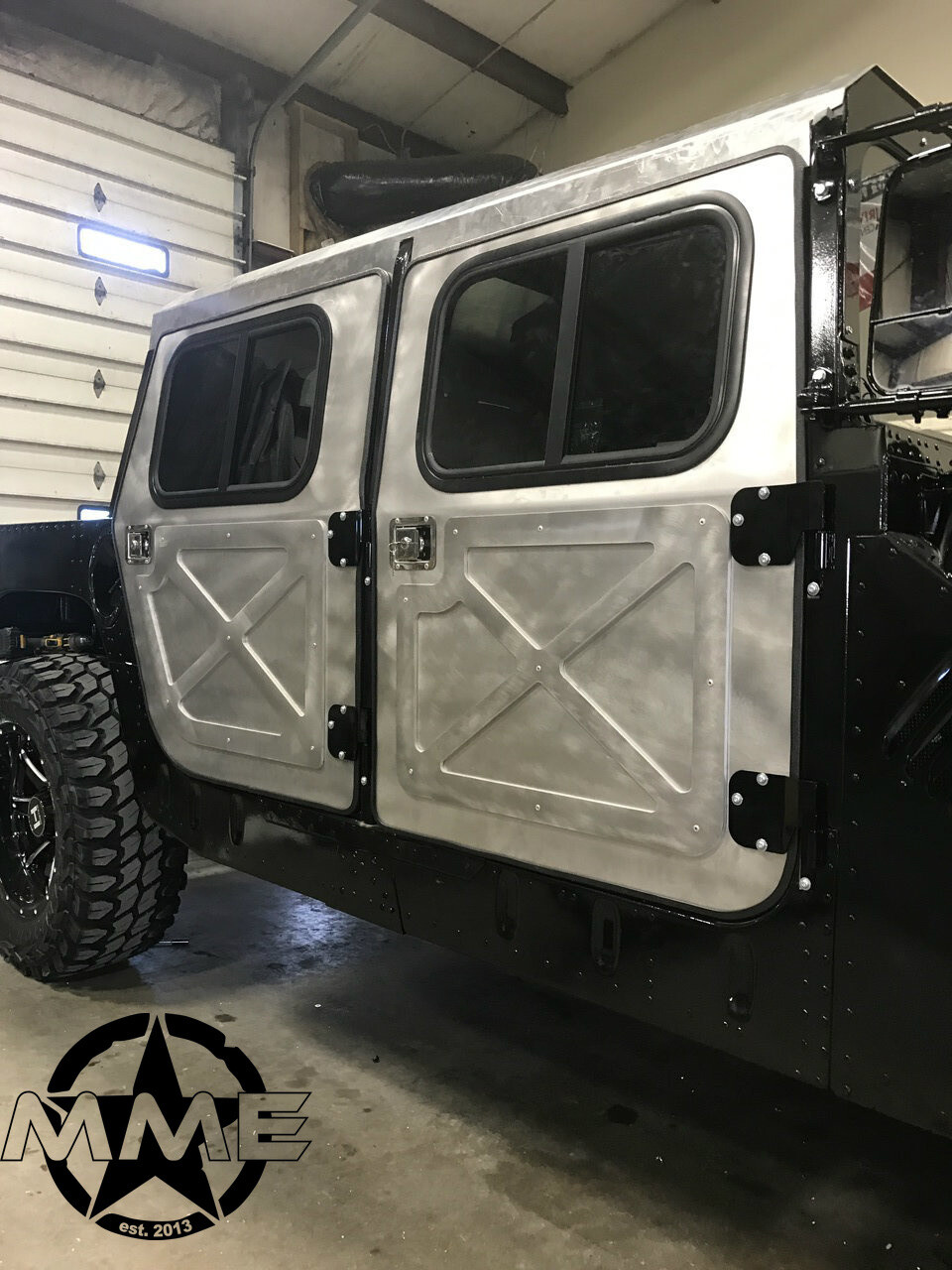 1-4-aluminum-hard-x-door-kit-military-humvee-hmmwv-m998-set-of-4-ebay