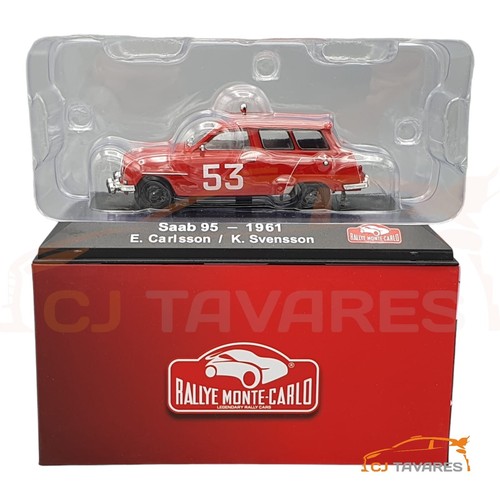ATLAS 3575016 SAAB 95 #53 AND CARLSSON - K SVENSSON RALLY MONTE CARLO 1961 1/43 - Picture 3 of 3