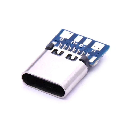 5/10Pair USB 3.1 Type C Male+Female DIY Solder Plug PCB Connector Sockets Repair - Bild 9 von 21