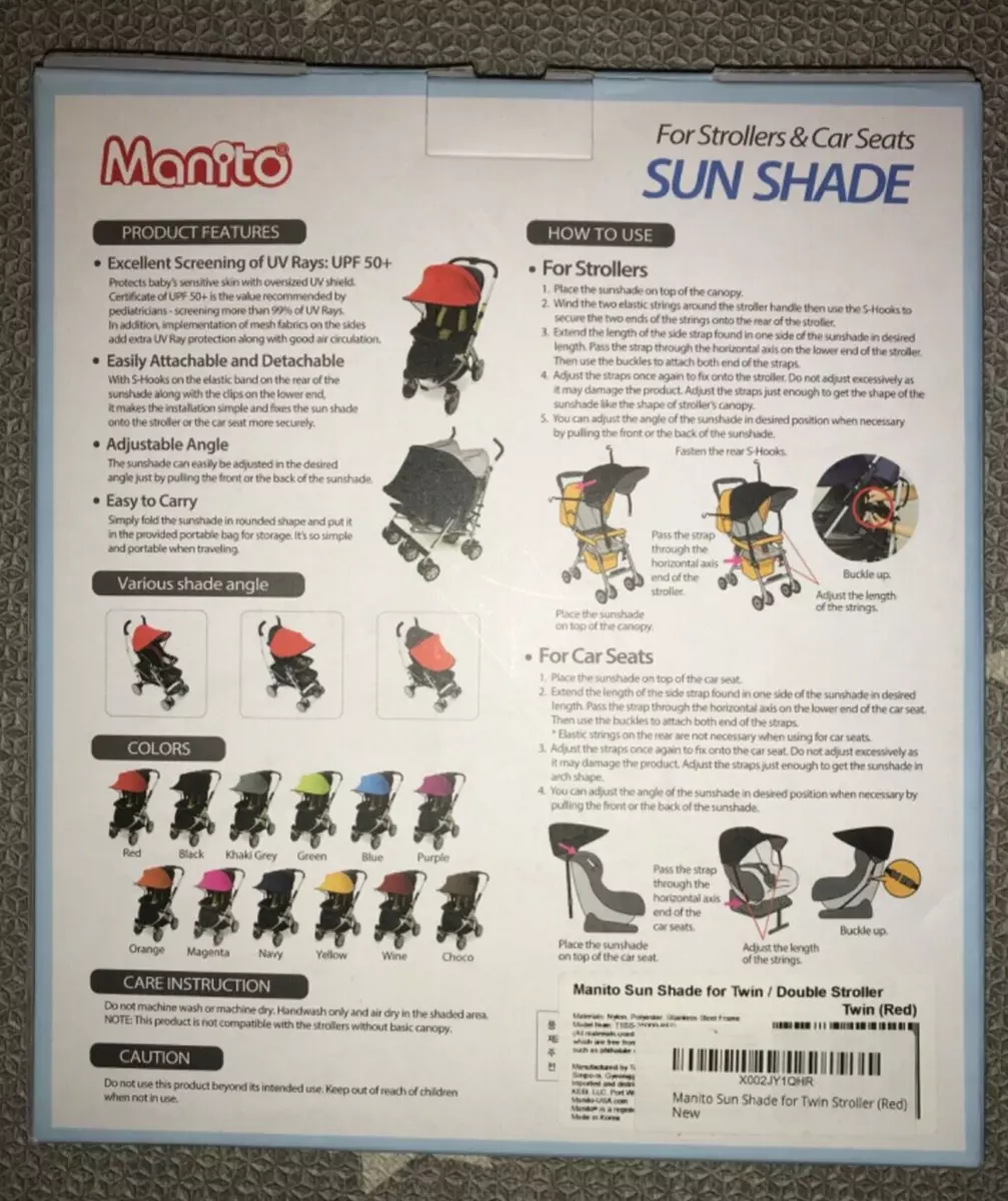 Manito sunshade hotsell