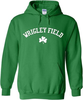 Wrigley Field Irish Green Pullover Hoodie