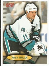 OWEN NOLAN 1996-97 FLEER CARD NM-MT+ CONDITION