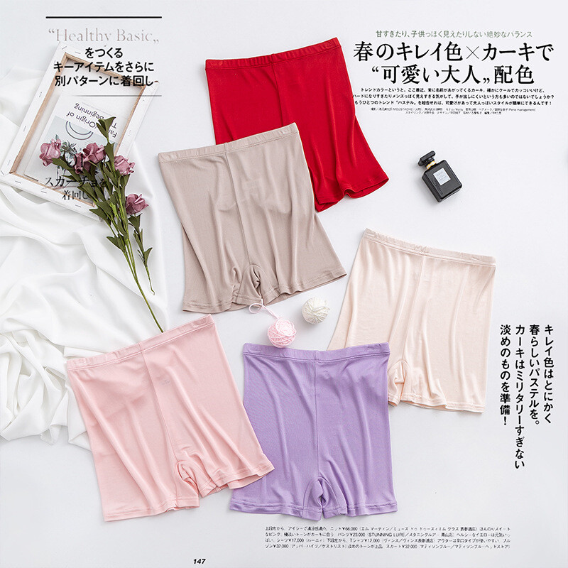 100% Pure Silk Womens Underwear Briefs Boxer Panties Healthy Comfort