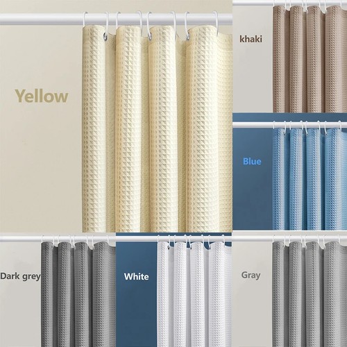 Thickened Shower Curtain Non-porous Waterproof Suitable for Toilet, Bathroom