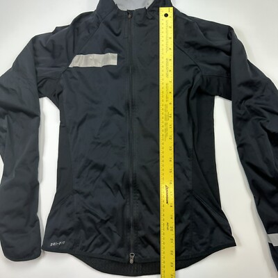 Nike Dri-Fit Element Shield Training Running Jacket Black Full Zip