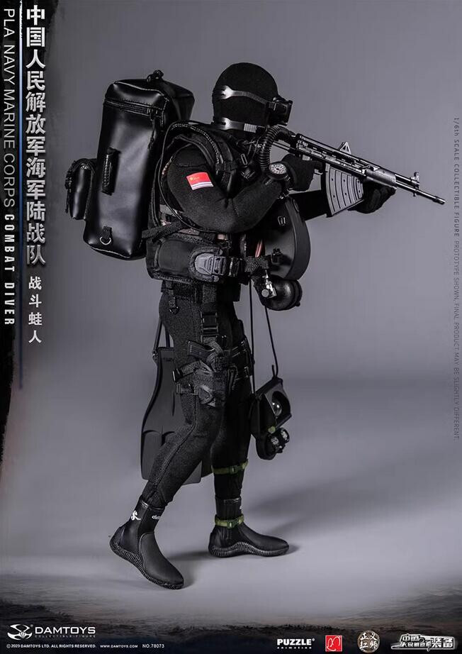 DAMTOYS 1/6 DAM 78073 PLA Navy Marine Corps Combat Diver Action