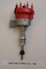 1985-1991 Ford 5.0l 302 Efi Distributor Electric Fuel Injection Red New