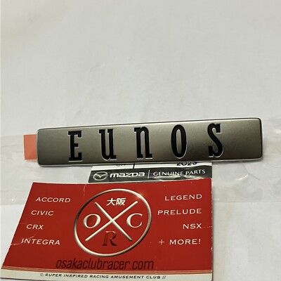 New Genuine OEM 90-97 Eunos Roadster Rear Emblem Mazda MX-5 Miata
