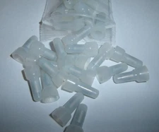 (100) Closed End Cap 16-14 Gauge Crimp Wire Connector Car Audio Alarm Terminals