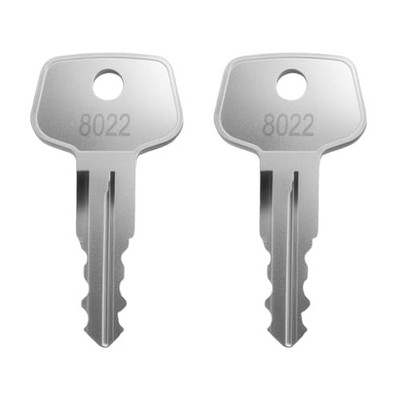 Craftsman Toolbox Replacement Keys 8022 for Kobalt, Husky, Sears, Evolv - 2 Pcs