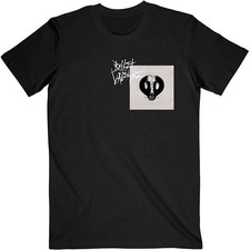 Bullet For My Valentine Unisex T-Shirt Album Cropped & Logo Black (S)