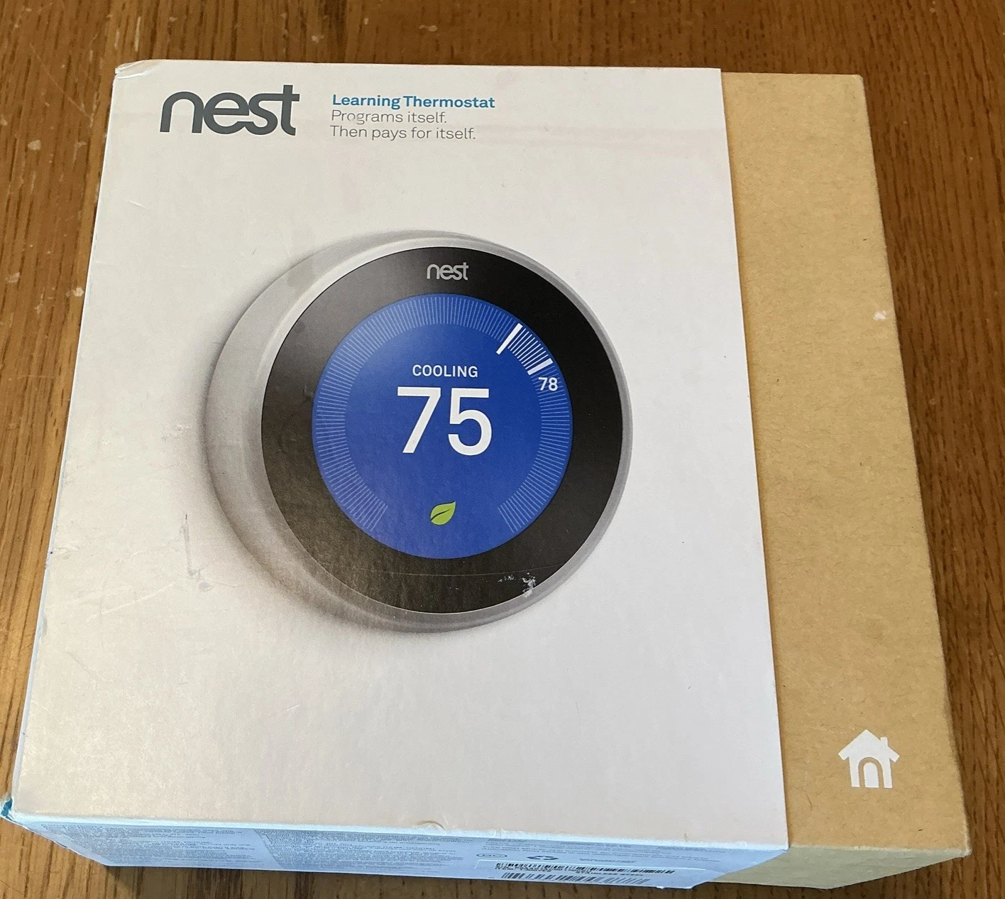 NOB Nest T3007ES Wi-Fi Learning Thermostat - Stainless Steel