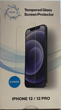 2 Pack Tempered Glass Screen Protector for iPhone 12/12 Pro Clear Brand New