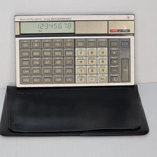 Texas Instruments TI-66 Programmable Calculator W/ Case - Tested Working