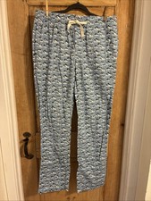 Vineyard Vines Men  s Med Pajama Lounge Pants Winter Scene With Pockets