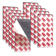 JINGZHAN Magnetic Strip, Flexible Magnetic Tape with 3M Strong Adhesive Backi...
