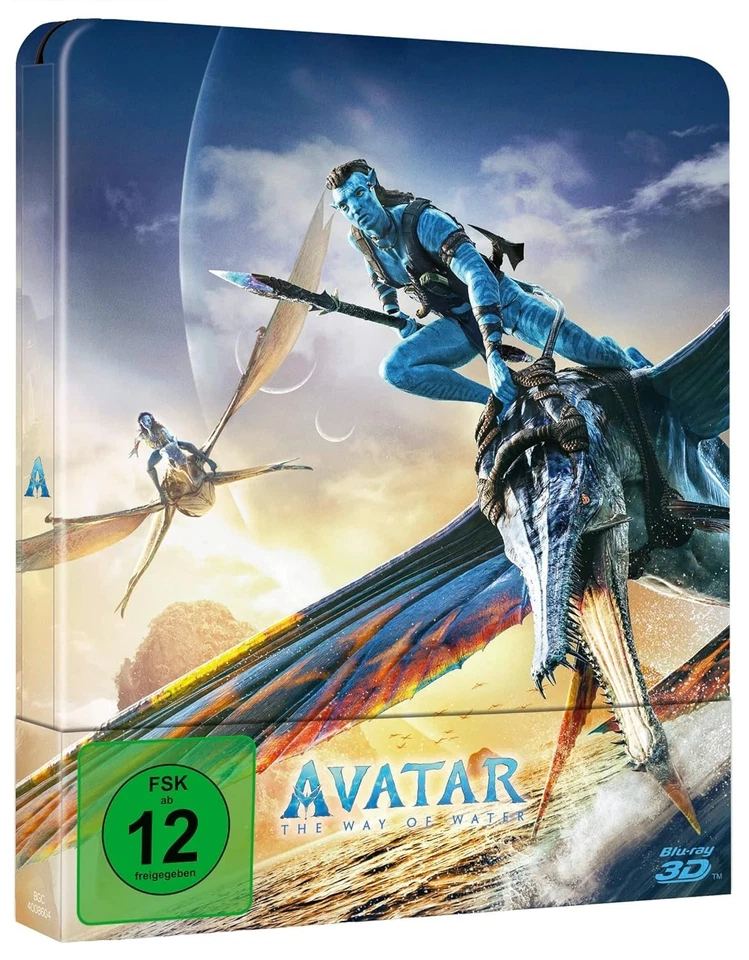 3 Disc  Set 4K UHD + Blu ray Steelbook  - Avatar, The Way of Water - Ton:Deutsch - Bild 2 von 2