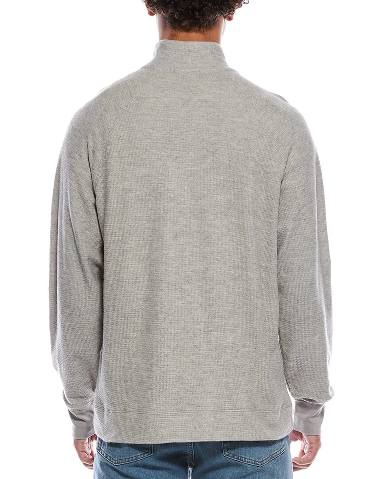 James Perse Brushed Thermal 1/2-Zip Sweater Men's - Image 2 of 3
