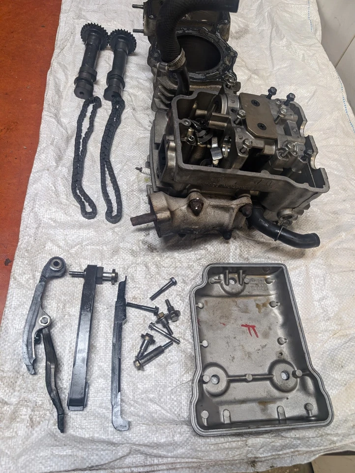Kawasaki Vulcan 750 1989 motor delantero culata extremo superior levas OEM 86-06 Foto 2 de 4