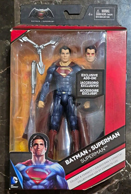DC Comics Multiverse Superman Batman v Superman Figure w/ Alt Head, Grapnel Part