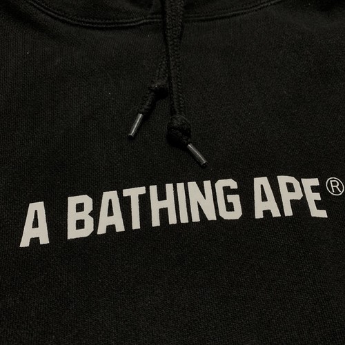 Sudadera con capucha negra gráfica Bape Medium Busy Works A Bathing Ape - Imagen 4 de 9