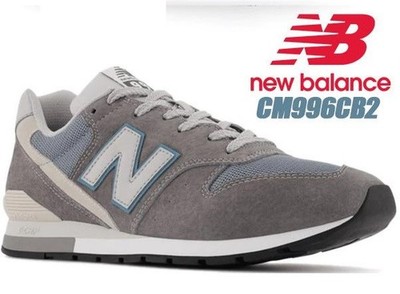NEW BALANCE 996V2 CM996CB2 TRAINERS SNEAKERS MEN SHOES GREY/BLUE SIZE 12.5 NEW