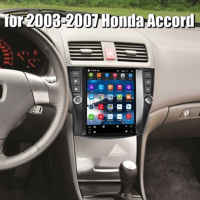 Android 12 Carplay 2+32G Car Stereo Radio GPS NAV Cam For Honda Accord 2003-2007