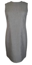 Talbots Sheath Dress Houndstooth Academia Midi Minimalist Capsule Classic Career
