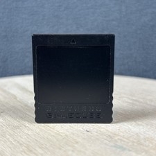 Nintendo GameCube - Official 251 Block Memory Card DOL-014 OEM Black - Tested