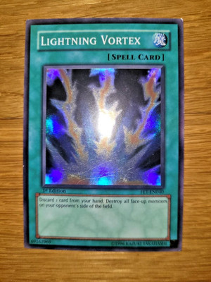 Lightning Vortex FET-EN040 Super Rare 1st Edition English Yu-Gi-Oh