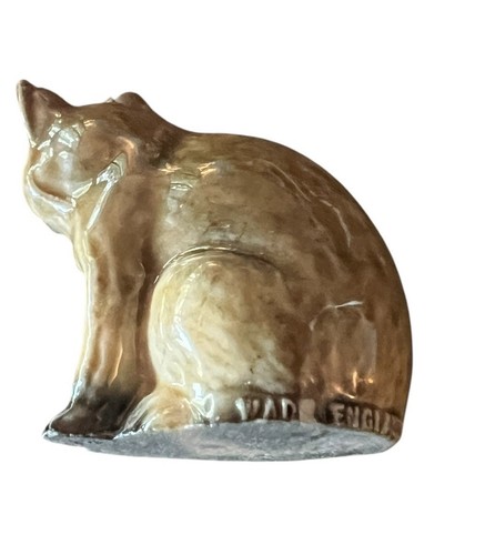 VINTAGE WADE WHIMSY #10 FOX 1972 Mini Porcelain Figurine - Picture 5 of 5