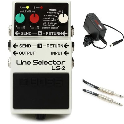 Boss LS-2 Line Selector Pedal with Power Supply and Cable | eBay