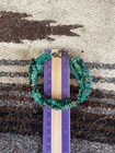 turquoise neckless and bracelet  with silver ( native made ) 1980's , — photo 8