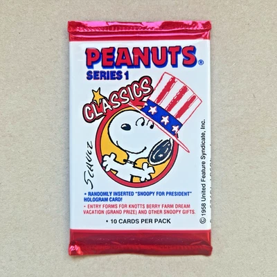Die Peanuts Serie 1 (1993) Trading Cards Booster Classics Charlie Brown Snoopy