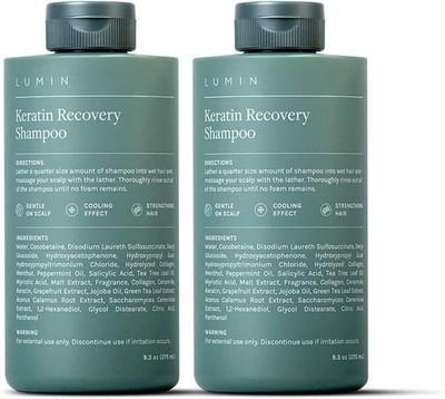 Herren Shampoo und Conditioner für Haare Lumin x2 Keratin Haarwachstum Teebaumöl