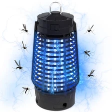 Moscas Mosquitos Electrico Exterminador Para Interior UV Luces Mata De Insectos