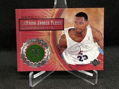2003-04 Upper Deck Lebron James Hardcourt Floor Relic Rookie RC #LB6 GOAT