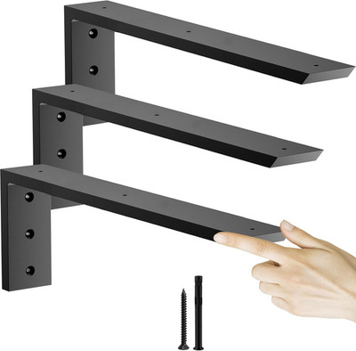 Countertop Support Bracket 16 Inch 3 Pack (3/8'' Thick),Premium Heavy Duty Granit