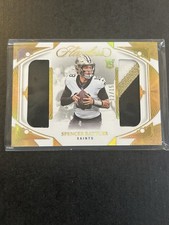 2024 Panini Flawless Spencer Rattler Debut Duals RC Patch Rookie #/15 Saints
