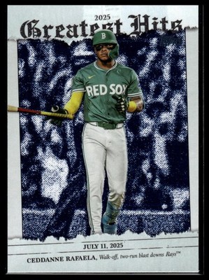 2026 Topps Ceddanne Rafaela 2025 Greatest Hits #GH-3 Boston Red Sox